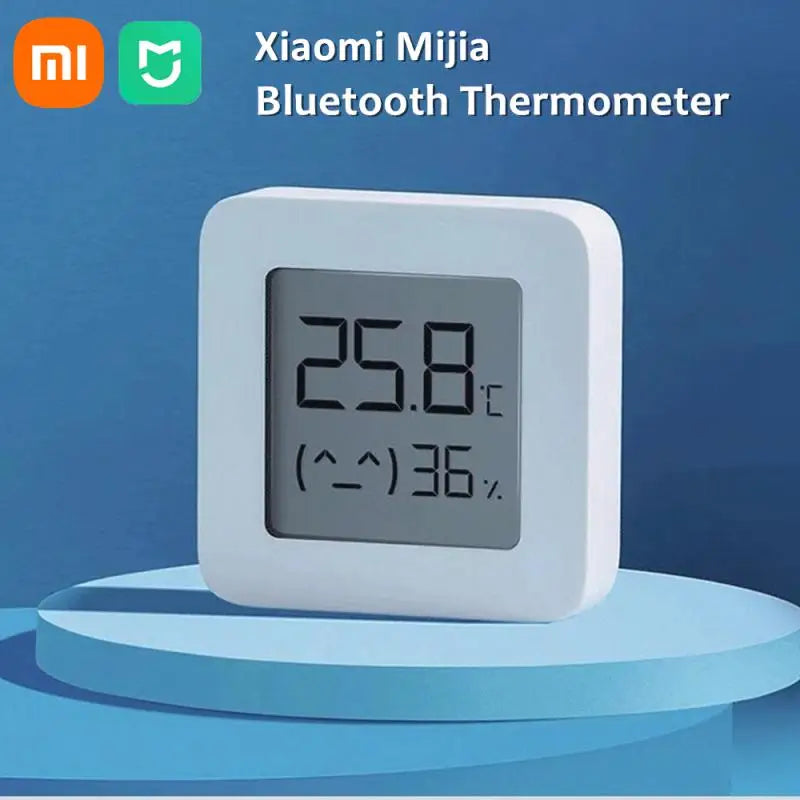 Xiaomi Mijia Bluetooth Θερμόμετρο 2 Ασύρματο Smart LED Ψηφιακό υγρό Θερμέτη θερμομέτρου Εργασία αισθητήρα με εφαρμογή Mijia