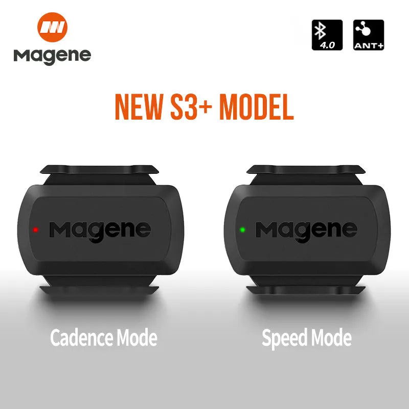 Magene S3+ ταχύτητας Cadence Sensor ANT Bluetooth Computer Speedmeter Dual Sensor Mike Accessories Συμβατό με το Wahooonelap Zwift