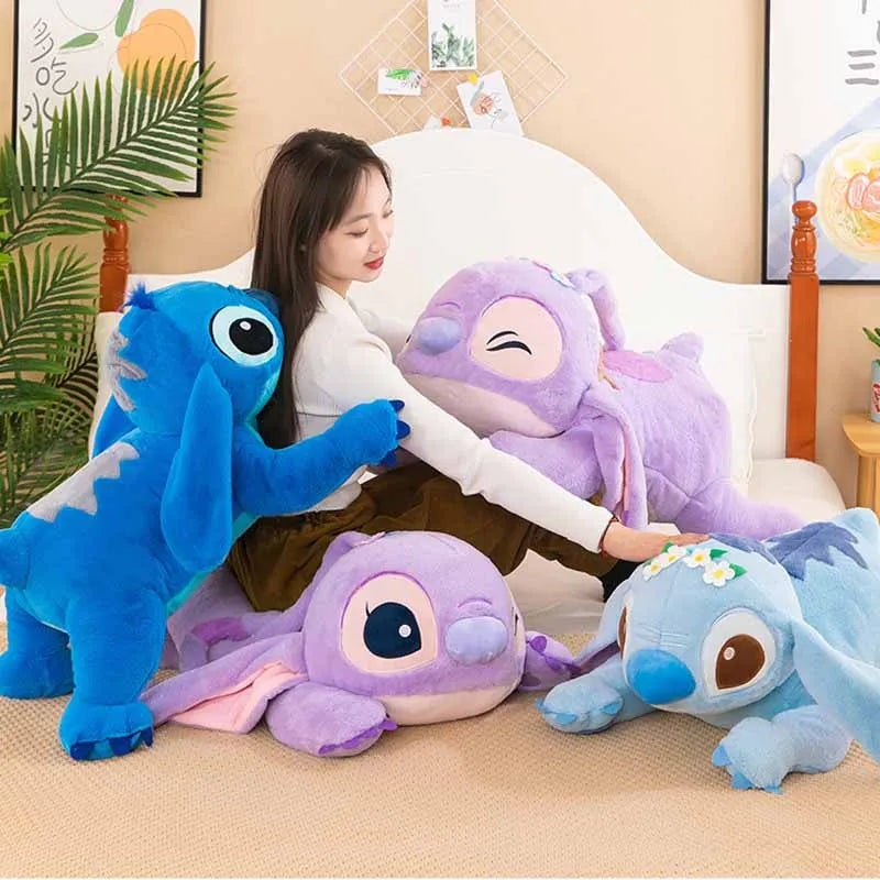 Potdemiel 55cm Stitch Peluş Bebek - Yumuşak Lilo & Stitch Doldurulmuş oyuncak