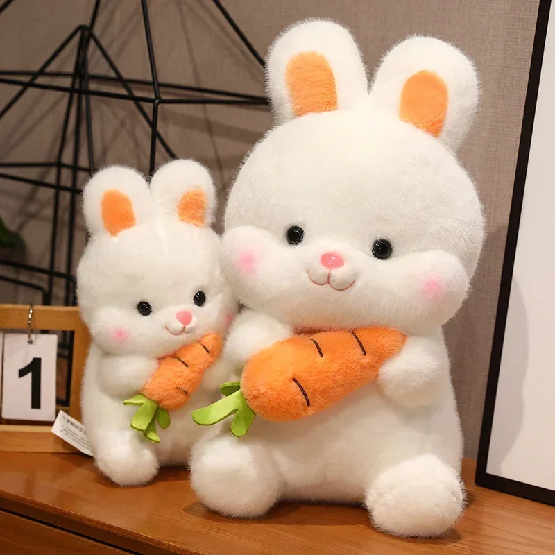 Kawaii Carrot Rabbit Plush Toy - Adorable Bunny Doll