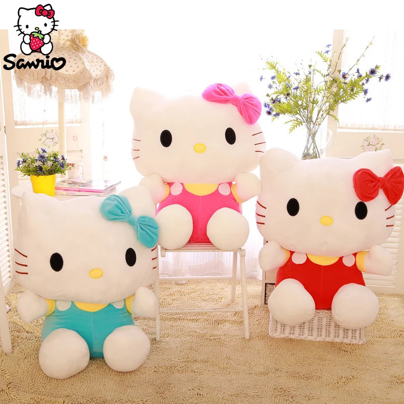 Y2K Sanrio Peluş Oyuncak Koleksiyonu - Hello Kitty, Kuromi ve Cinnamoroll Yastık - Kıbrıs