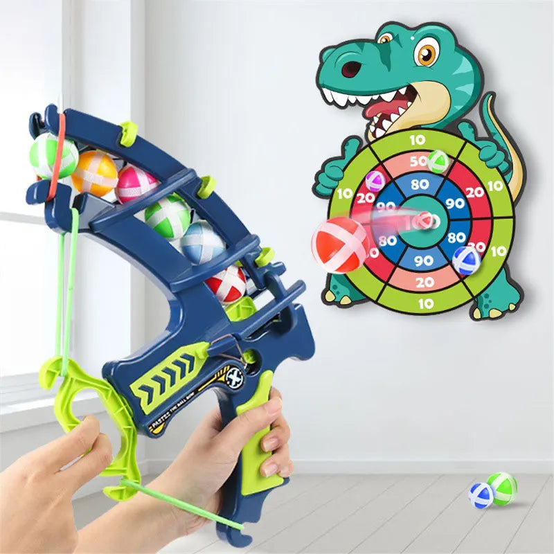 Montessori Throw Sport Slingshot Target Sticky Ball Dartboard Basketball Board Games Educational Children's outdoor toy Kid Game