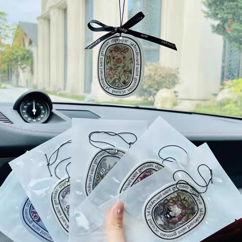 10pcs Car Air Freshener Diffuser Set - Lasting Gardenia Fragrance - Cyprus