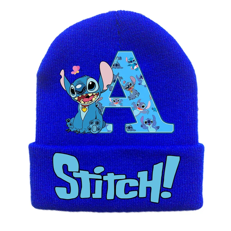 Stitch Cartoon Knitted Cap - Winter Beanie for Kids and Adults - Cyprus