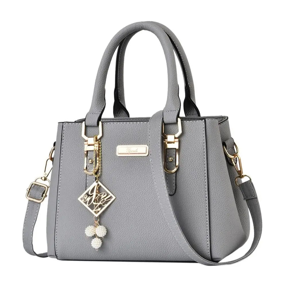 Large Capacity Casual Leather Shoulder Bag for Women