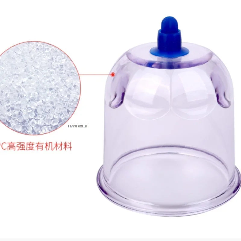 1pcs Blood-purging Blood-letting Canister Vacuum Cupping Device Household Air-pumping Gas Tank Xintian Blood Silting Cupping Cup