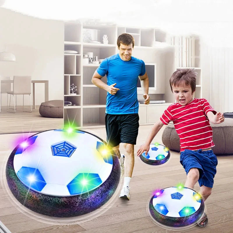 🔵 Çocuklar Futbol Top oyuncakları kızlar için kızlar Elektrikli Yüzen Futbol Aydınlatma Müzik Çocukları Açık Mekan Oyunları Sport Oyuncak Top