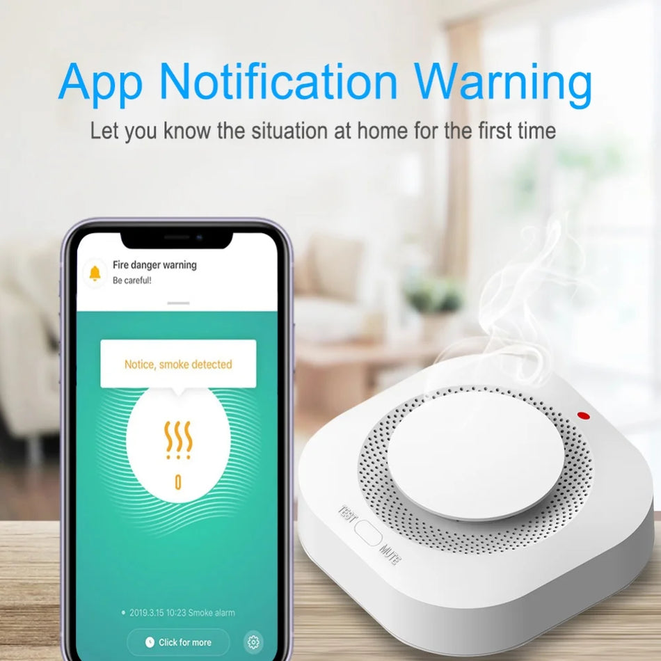 LS Smart WiFi/Zigbee Progressive Sound Smoke Detector