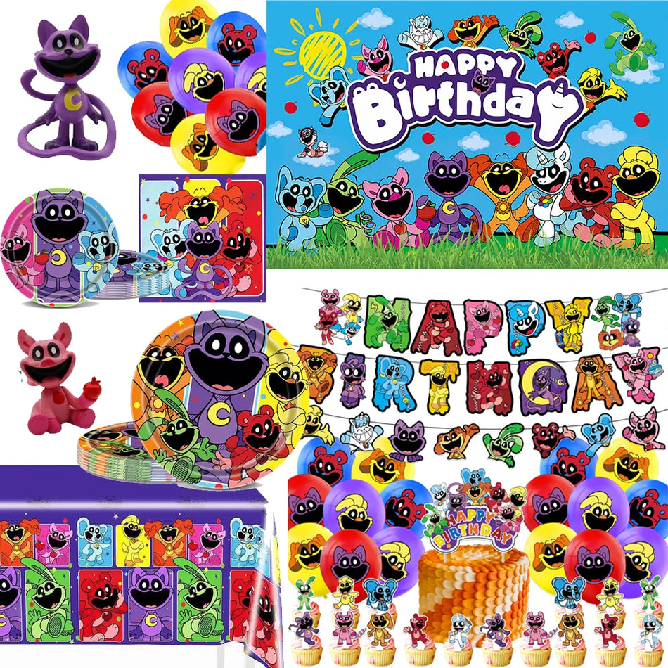 Smiling Critters Catnap Birthday Party Themed Tableware - Cyprus