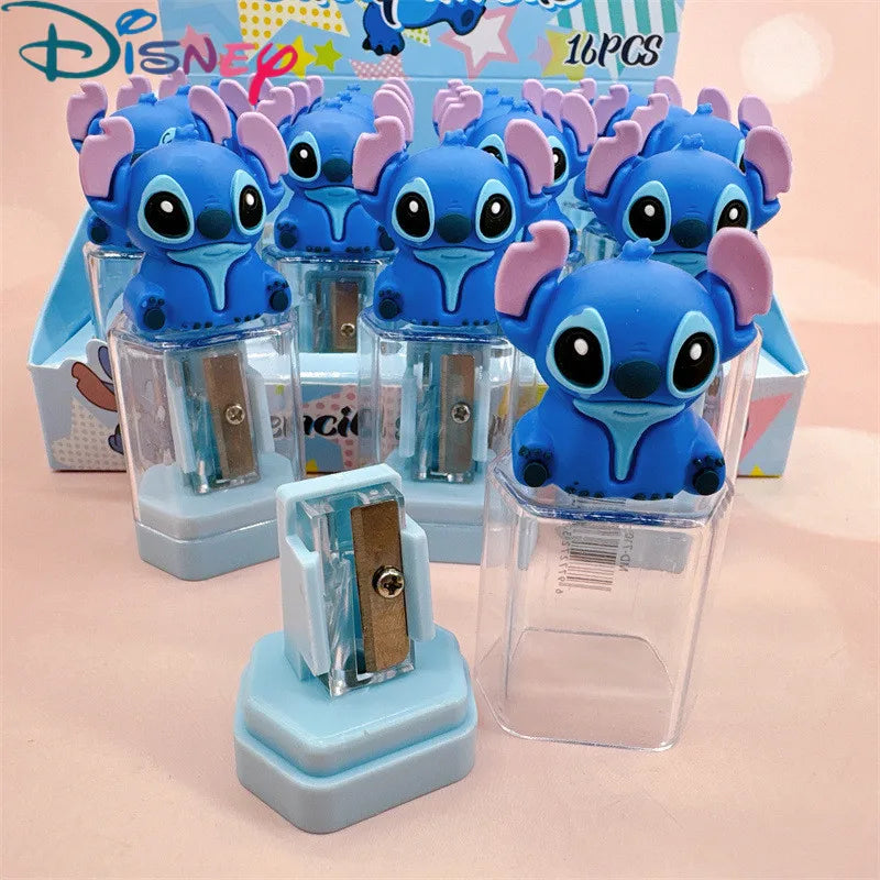 Stitch Pencil Tool & Sharpener - Portable Cartoon Mini Figure for Kids - Christmas Gift - Cyprus