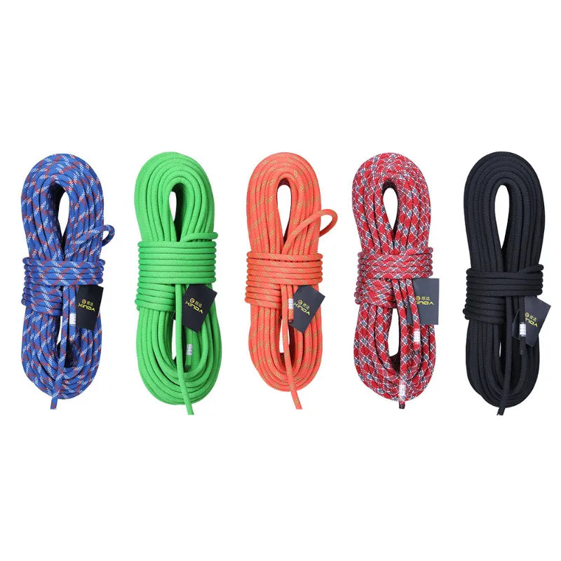 Diameter 9mm Static Rope Outdoor Mountaineering Rope Safety Rope Fast Fall Rope Aerial Work Rescue Climbing Main Rope