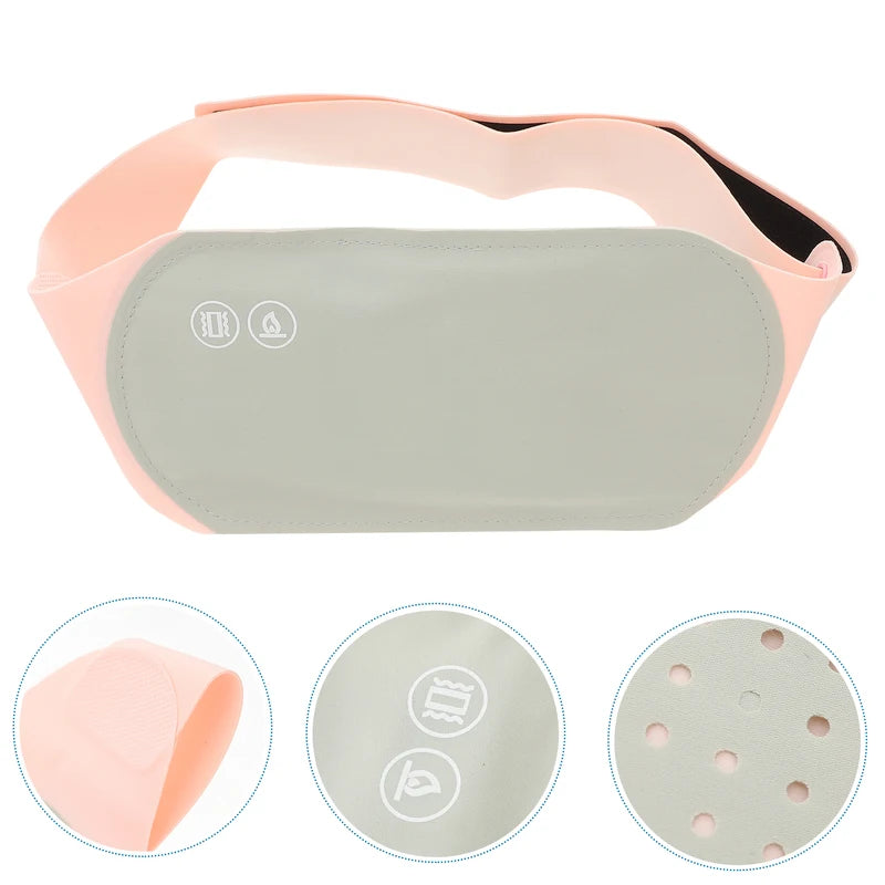 LASTEK Menstrual Heating Pad Smart Warm Palace Belt Relief Waist Pain Cramps Vibrating Abdominal Massager Electric Waist Belt