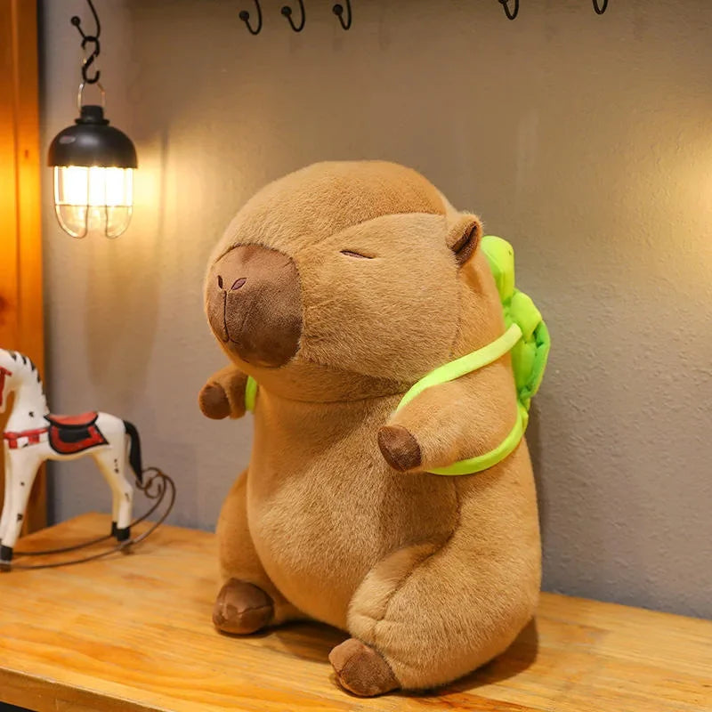 Jouet en peluche mignon capybara - poupée moelleuse douce pour tous les âges