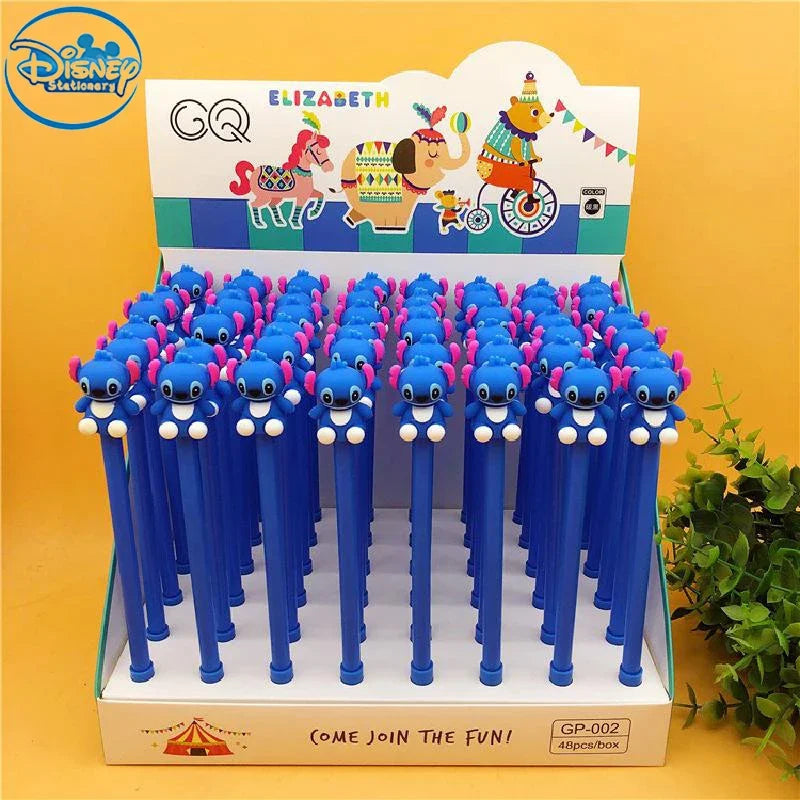 Cute Stitch Gel Pen Set - 0.5mm Black Ink -  - Cyprus