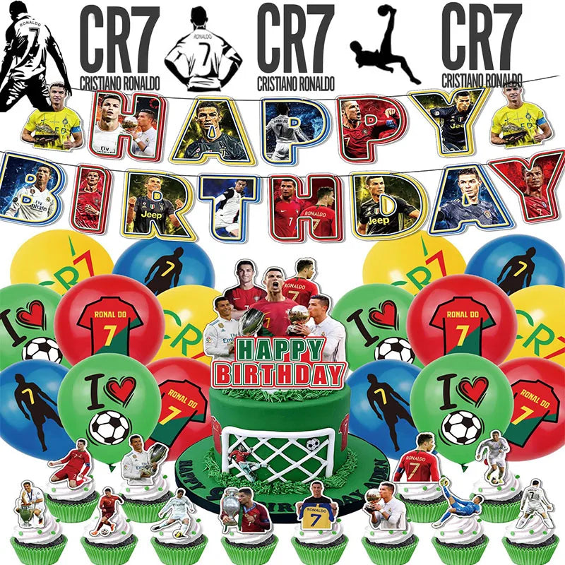 Cristiano Ronaldo Birthday Party Decoration Set - Cyprus