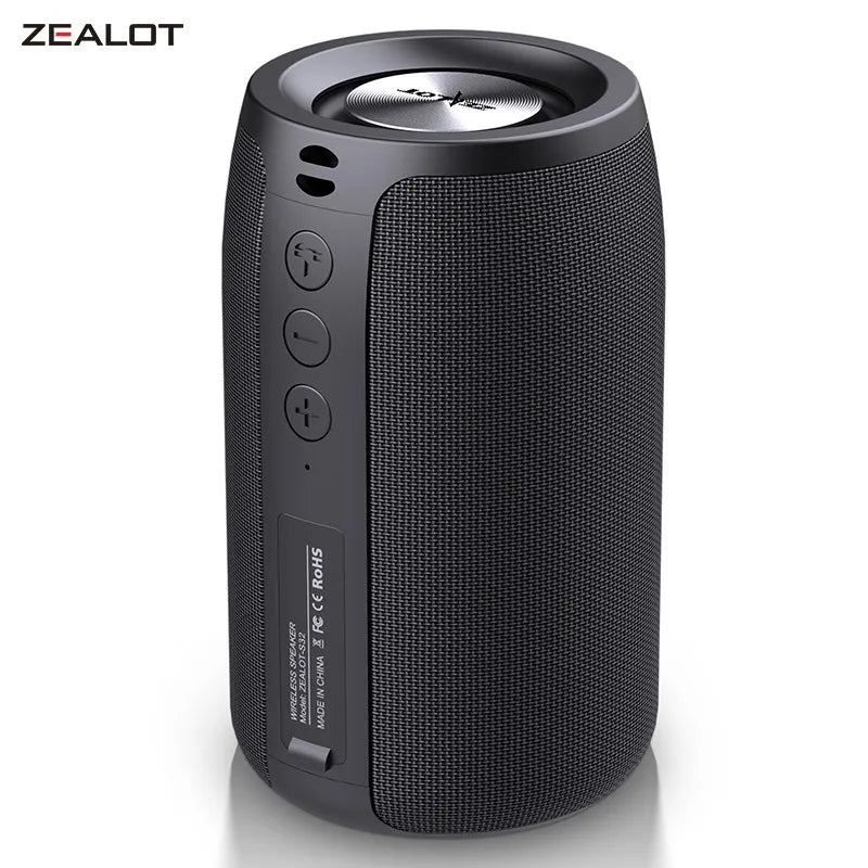 Ekstra bas ve 12 saatlik oyun süresi olan Zealot S32 Mini Taşınabilir Bluetooth hoparlör