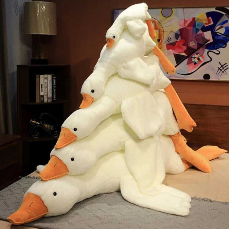 Giant White Goose Plush Toy Hugging Pillow - Cyprus