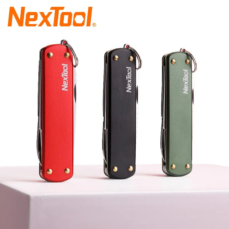 Nextool MultiTool Mini -нож складные ножницы ножницы отвертка карманного ножа портативные наружные инструменты многофункционального ремонта