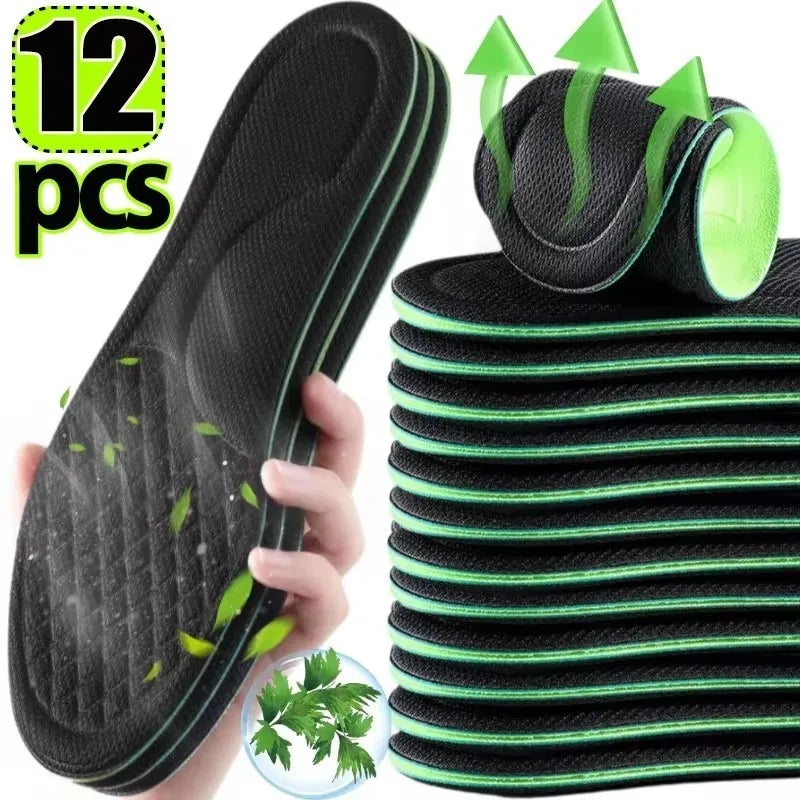 Soft Memory Foam Orthopedic Insoles - Deodorising & Antibacterial, Sweat-Absorbing Shoe Accessories