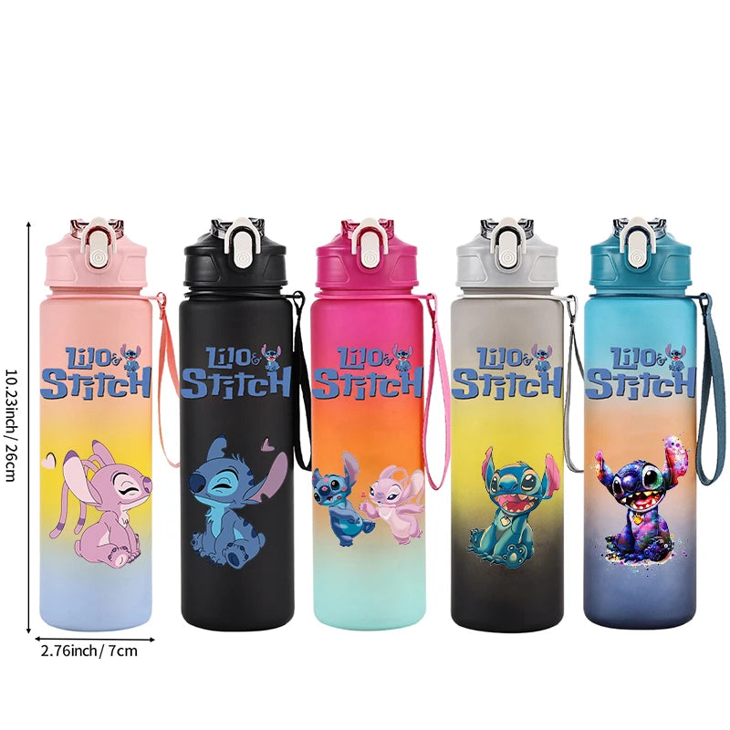 Disney Lilo & Stitch 750 ml süße tragbare Wasserflasche für Kinder