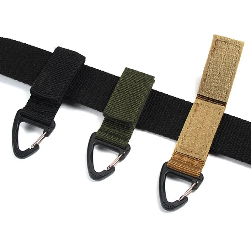 Outdoor Tactical Keychain Climb Tool & Waist Bag Hook 🏕️