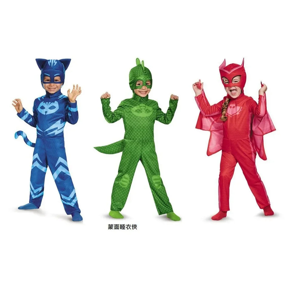 PJ Masks Cosplay Costumes Kids Cartoon Character Party Outfit - Cyprus