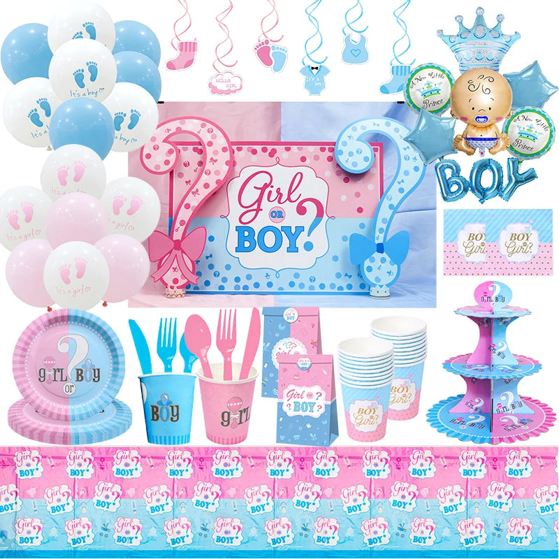 Gender Reveal Party Decorations Set - Cyprus