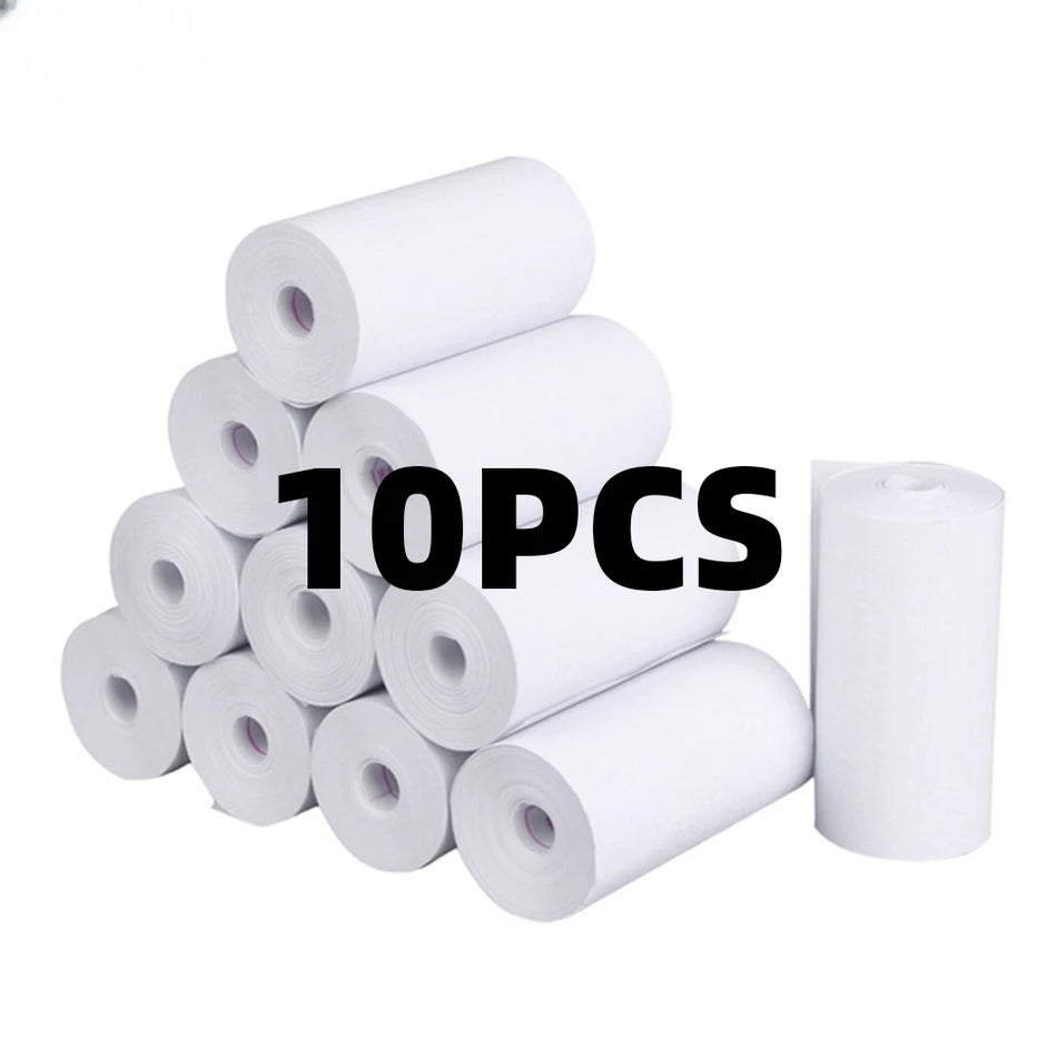 10 Rolls of White Thermal Paper for Kids Cameras - Cyprus