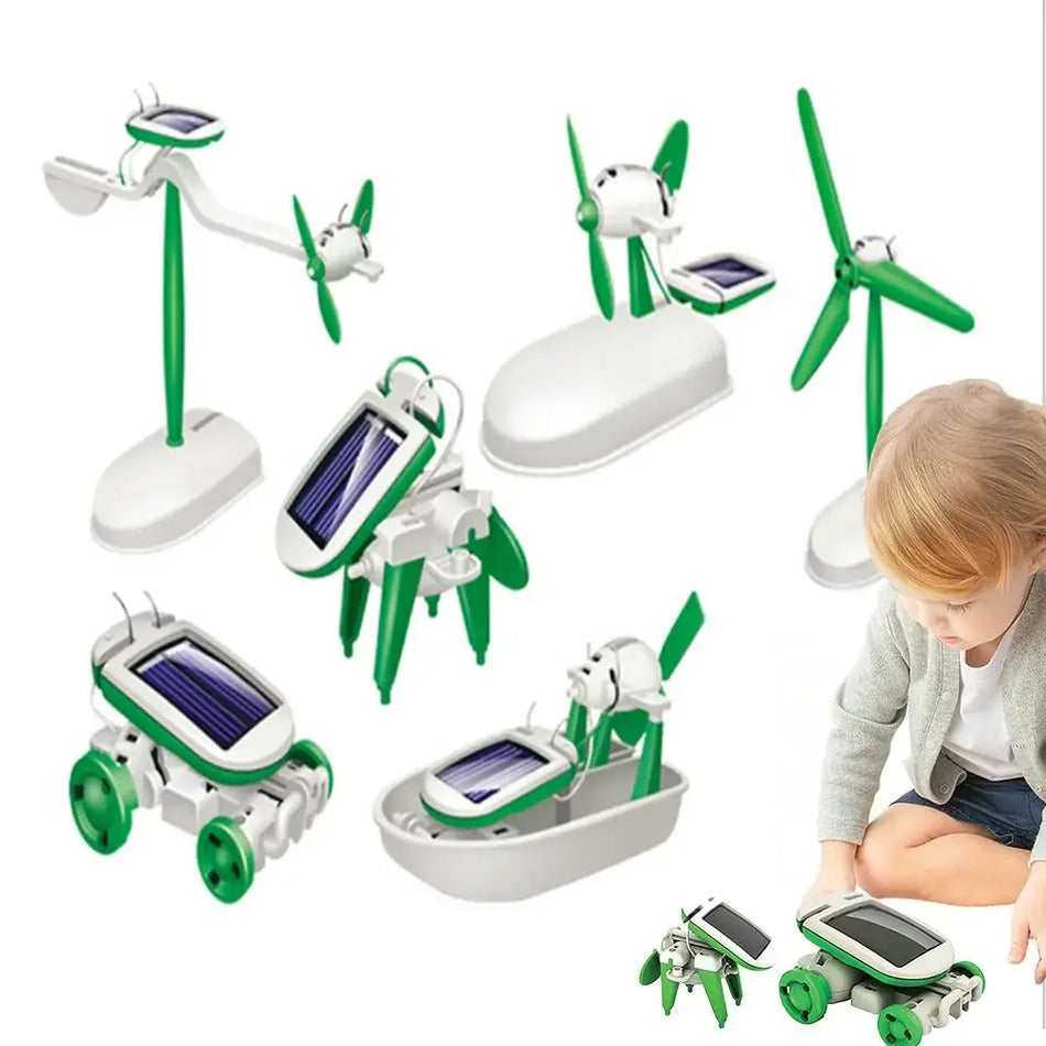 6-in-1 Solar Power DIY STEM Toy Kit for Kids - Cyprus