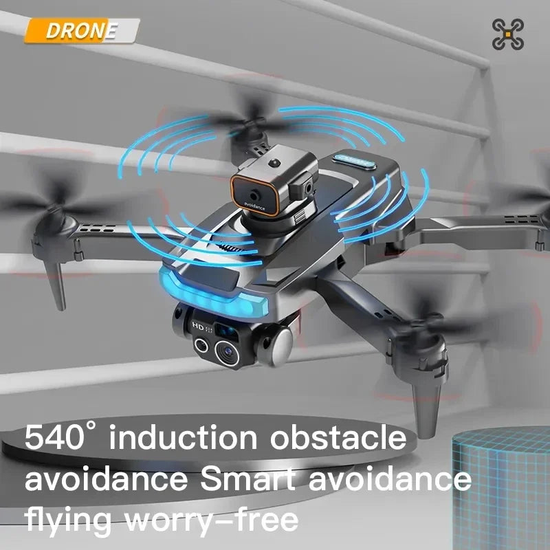 Yeni Orijinal Drone P15 Fırçasız Engellerden Kaçınma Gps Otomatik Dönüş 4k/8k Hd Hava Fotoğrafçılığı Çift Kamera Uzaktan Rc 500m