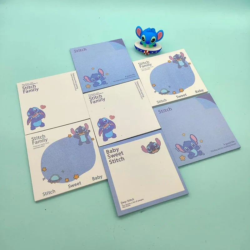 Stitch Sticky Notes 30 Sheets Memo Pad Kawaii Stationery Gift - Cyprus