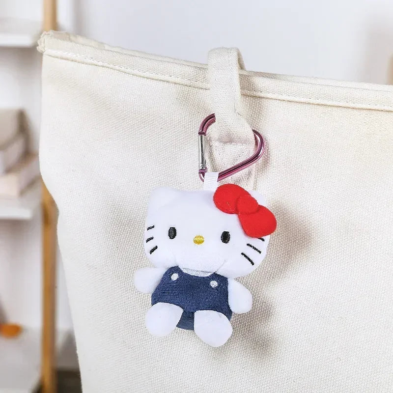 Sanrio Hello Kitty Plush Doll Keychain - Kawaii Pendant for Girls and Kids