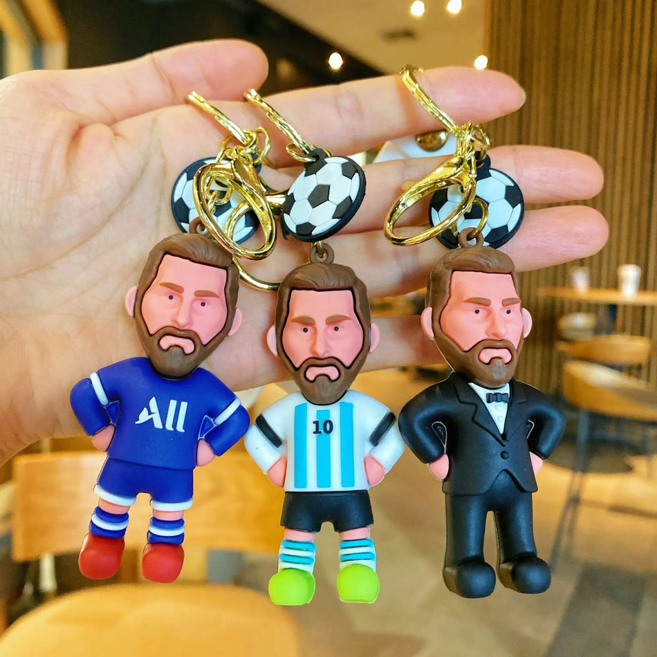 Messi Futbol Yıldızı Keychain Kolye - Kıbrıs