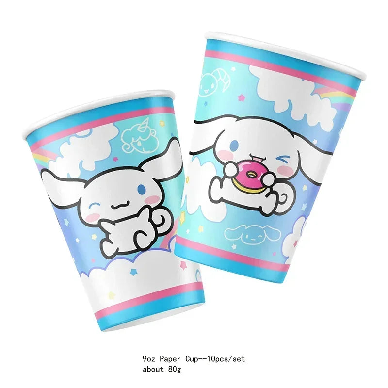 Cinnamoroll Kids Birthday Party Tableware Set - Cyprus