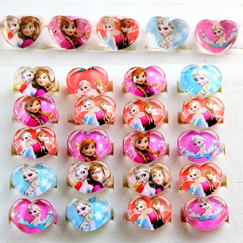 🔵 Disney Frozen Elsa Anna Princess Ring Set Birthday Party Supplies - Κύπρος