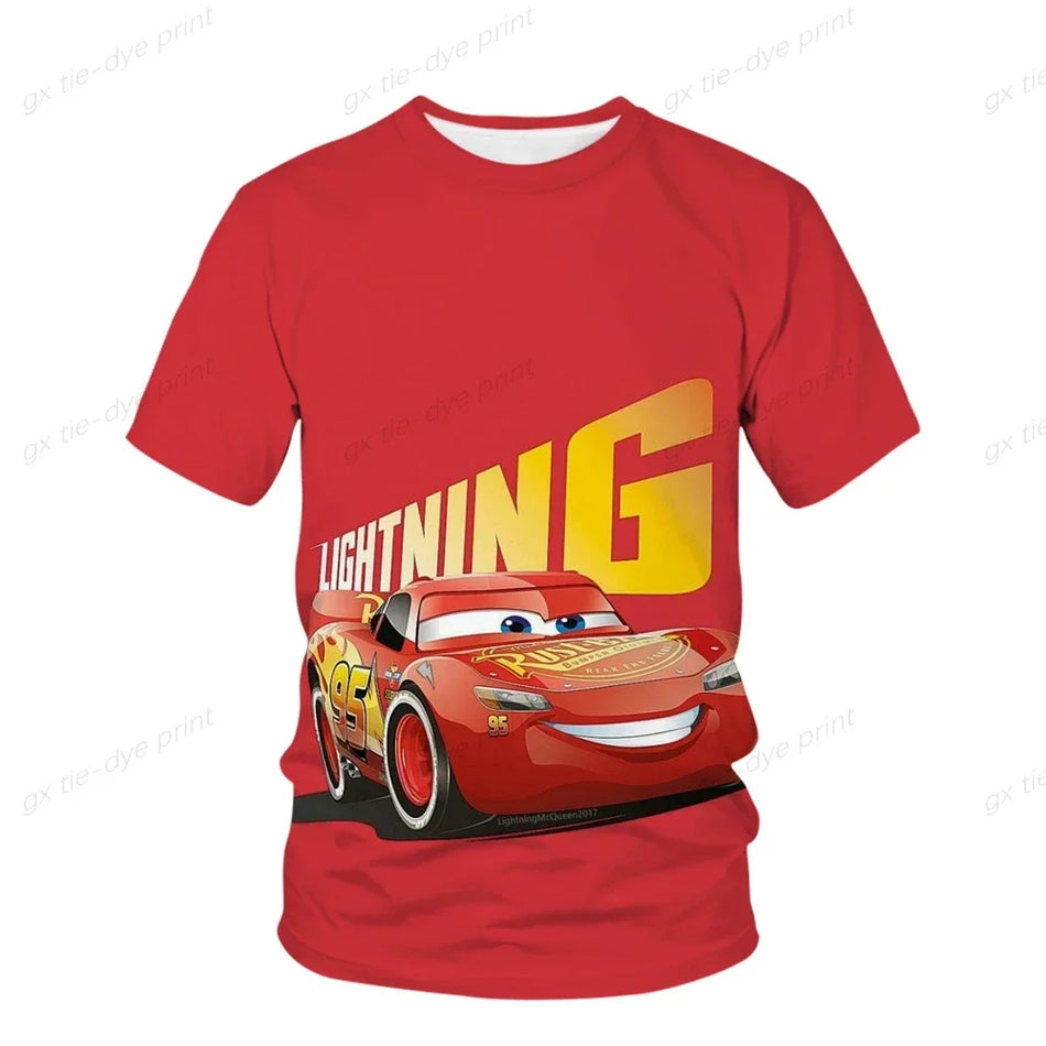 Pixar Lightning McQueen Funny T-Shirt for Kids - Cyprus