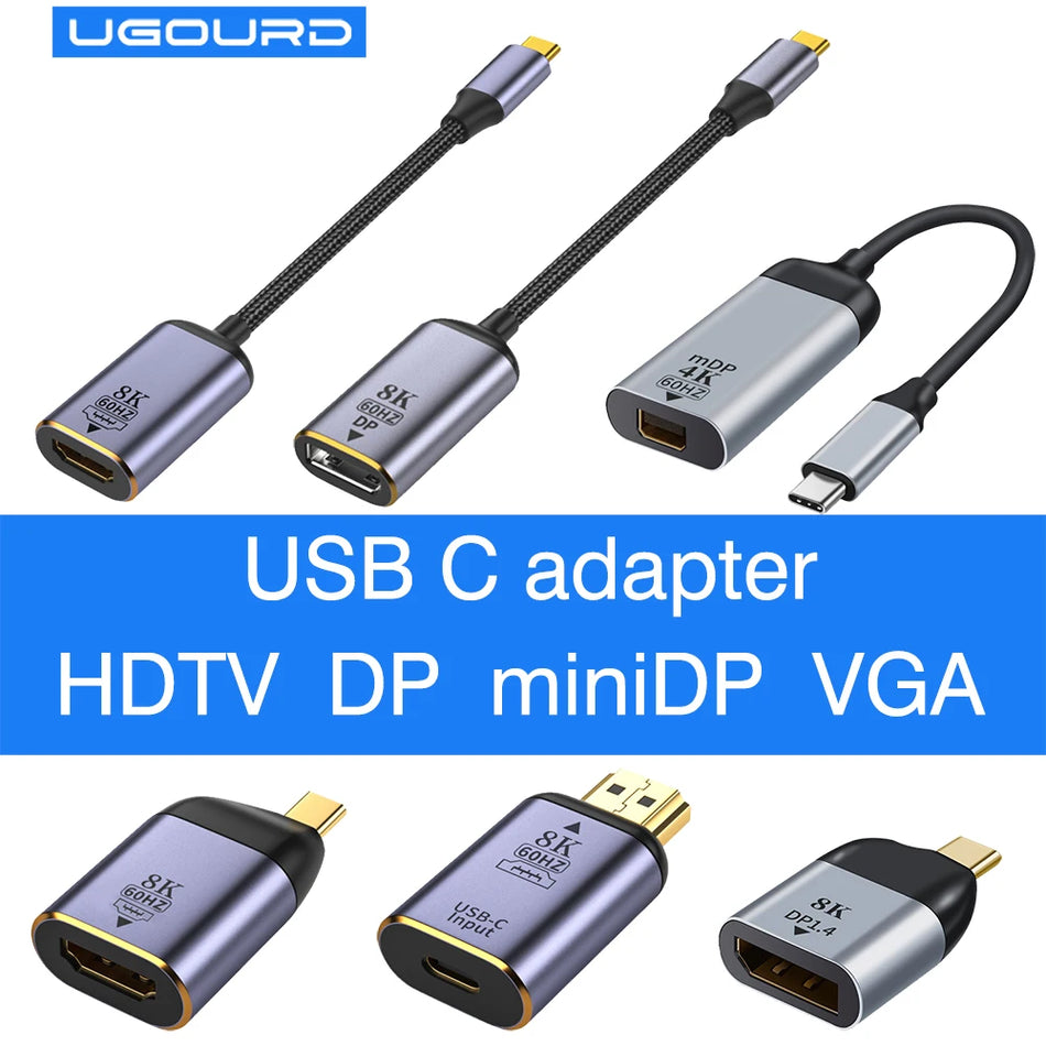 Ugourd USB -тип C до HDMI 8K/4K -адаптер - Кипр