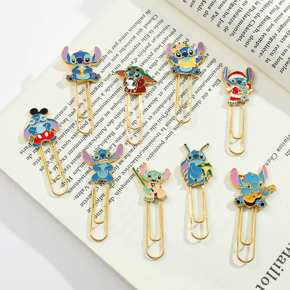 Miniso Funny Stitch Metall Paperclip Lesezeichen - Zypern