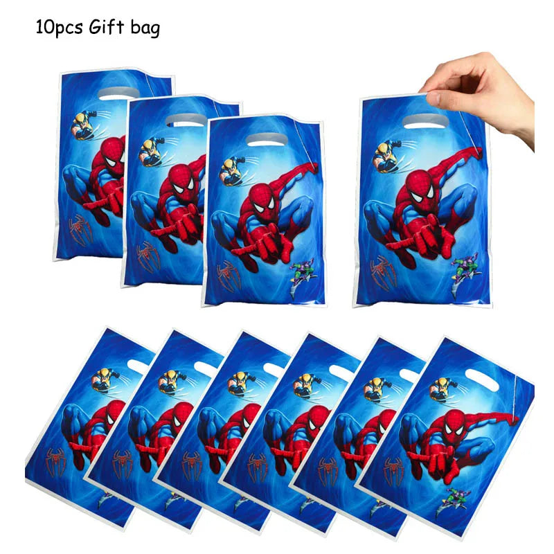 🔵 Disney Spiderman Party Decorations Set - Disposable Tableware for Superhero Kids Birthday Party - Cyprus