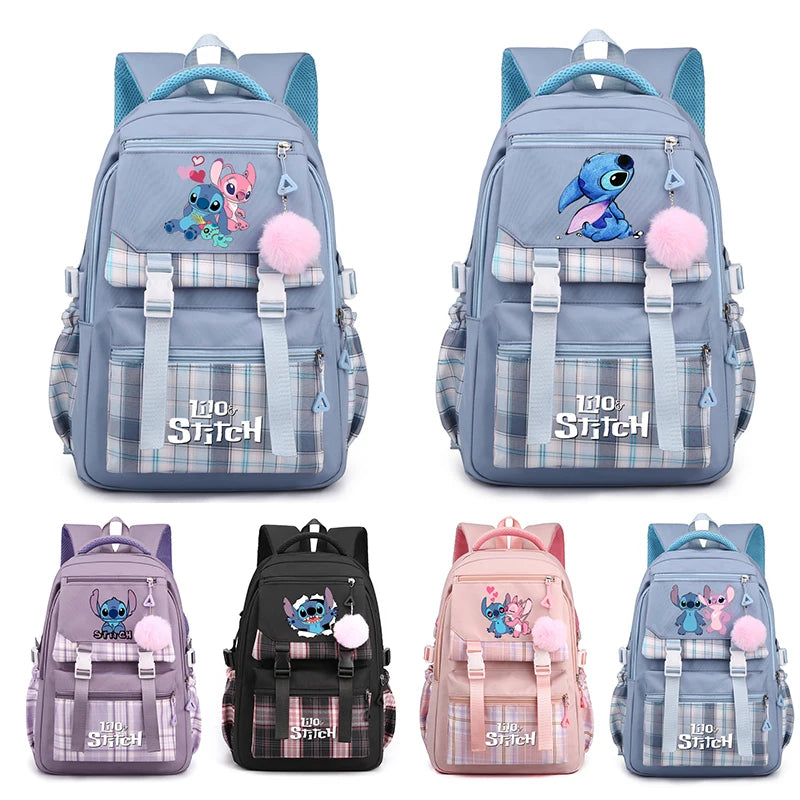 Disney Lilo Stitch Waterproof Backpack with USB Port - Perfect for Fans of All Ages - Cyprus