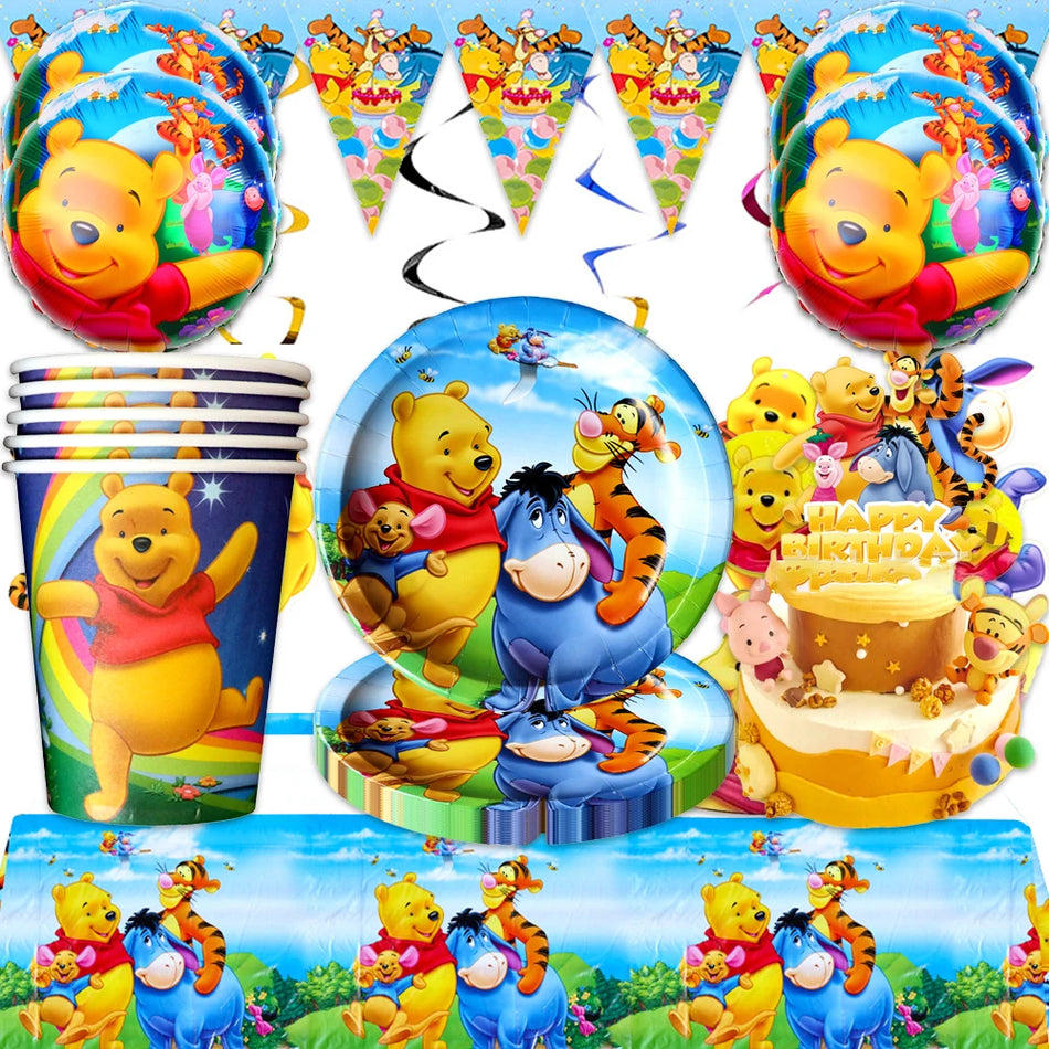 Winnie the Pooh Birthday Party Essentials Set - Zypern