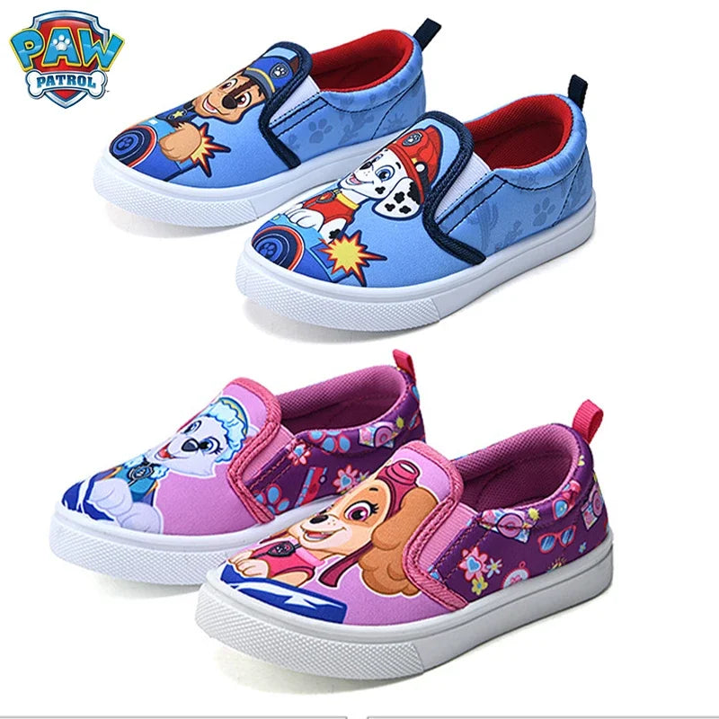 Paw Patrol Çocuk Spor Ayakkabıları ve Anime Figürleri - Chase, Marshall, Everest, Skye Casual Canvas Anti -Slip Tenis Ayakkabı - Kıbrıs