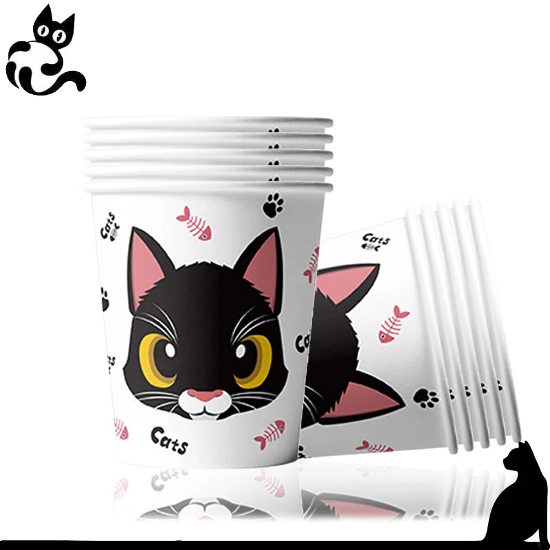 Cat-Themed Birthday Party Decoration Set - Cyprus