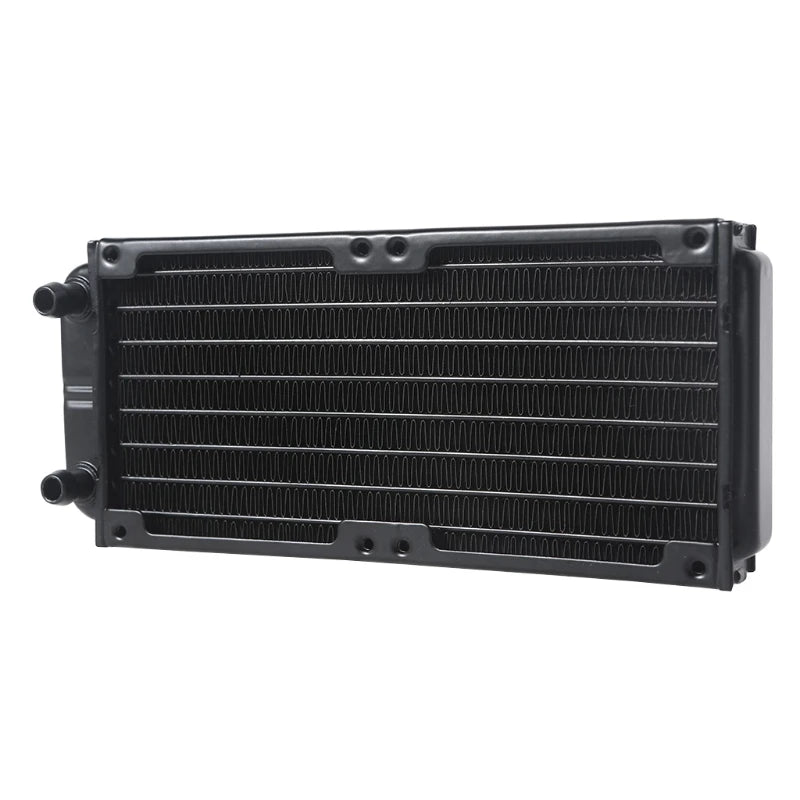 OPEN-SMART Aluminum CPU Water Cooling Radiator with 10 Tubes - G1/4 Thread