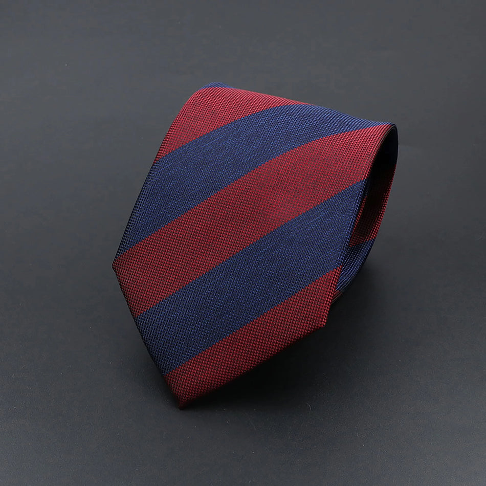 Novelty Cartoon Dog Tie for Men - Striped Fashion Accessory for Business and Weddings - Cyprus