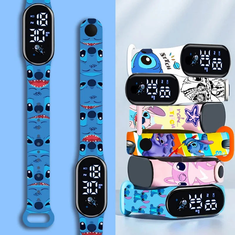 Disney Stitch Waterproof Touch Screen Sport Watch for Kids - Cyprus