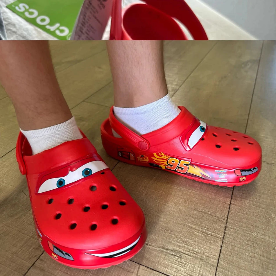 Disney Lightning McQueen Crocs - Cute Cartoon Slippers for All Ages - Cyprus