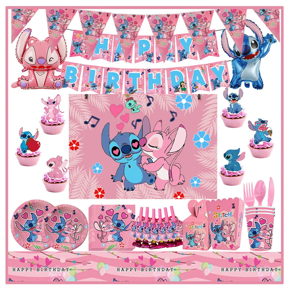 Stitch 3D Birthday Party Decorations Set - Cyprus