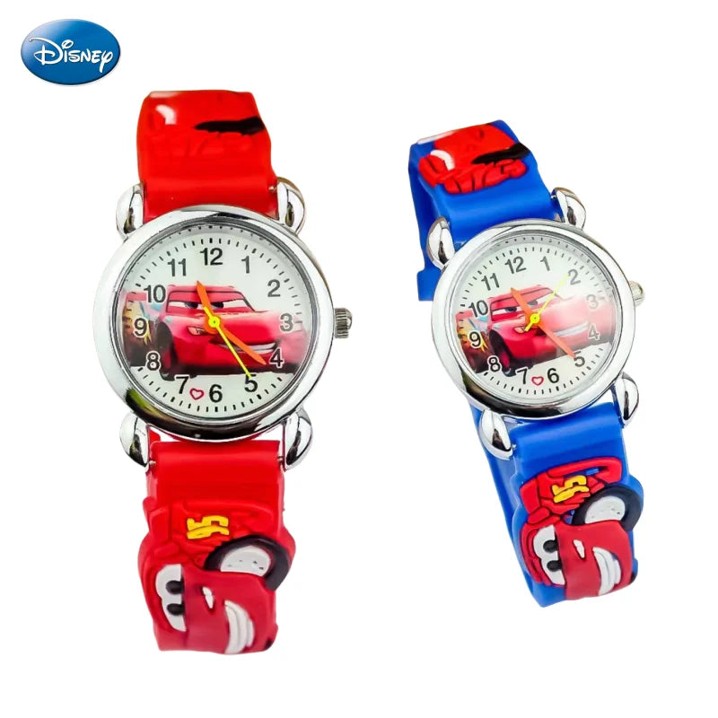 Disney Lightning McQueen 3D Racing Elektronische Uhr für Kinder 