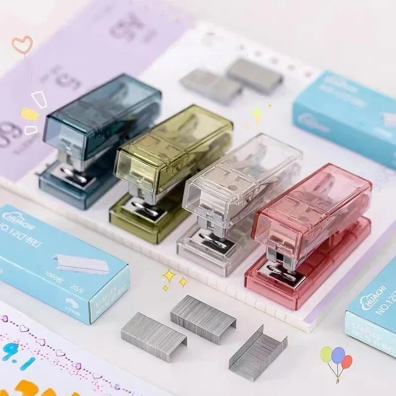 Mini Transparent Heftler Office School Supplies Exquisite Kawaii Mini Stapler - Zypern